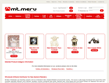 Tablet Screenshot of mtmeru.co.nz